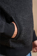 Full zip costa bicolore