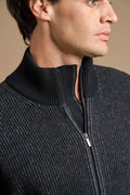 Full zip costa bicolore