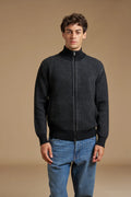Full zip costa bicolore