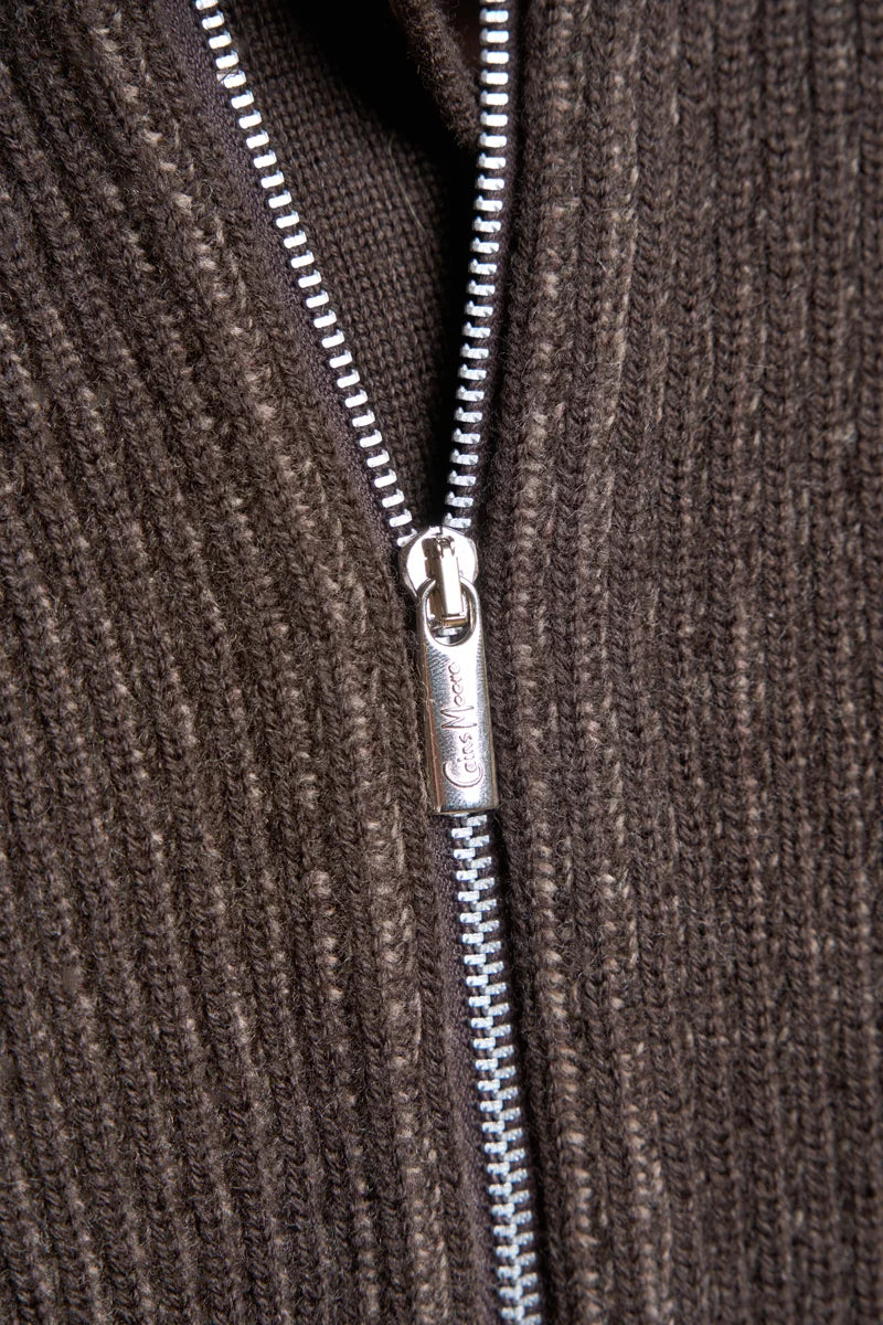 Full zip costa bicolore
