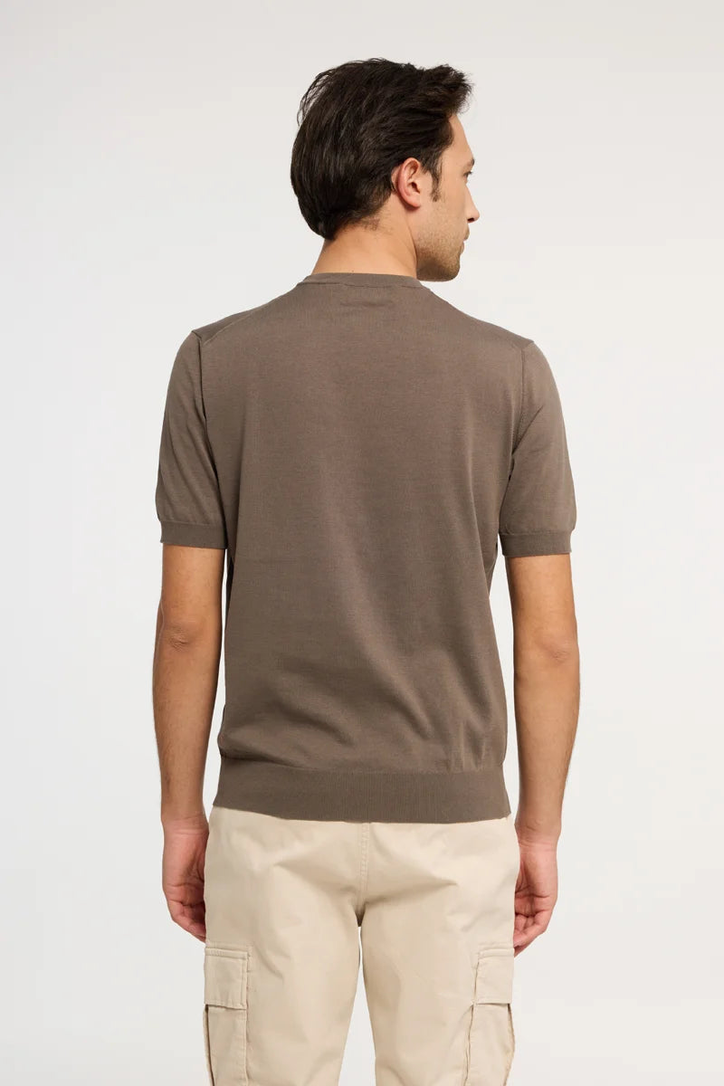 T-shirt in maglia extra-light in Cotone