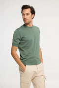 T-shirt in maglia extra-light in Cotone