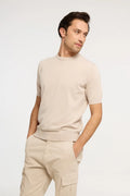T-shirt in maglia extra-light in Cotone