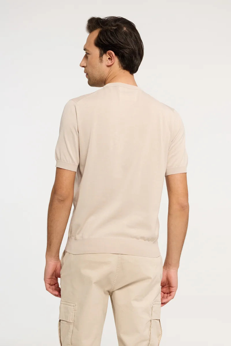 T-shirt in maglia extra-light in Cotone