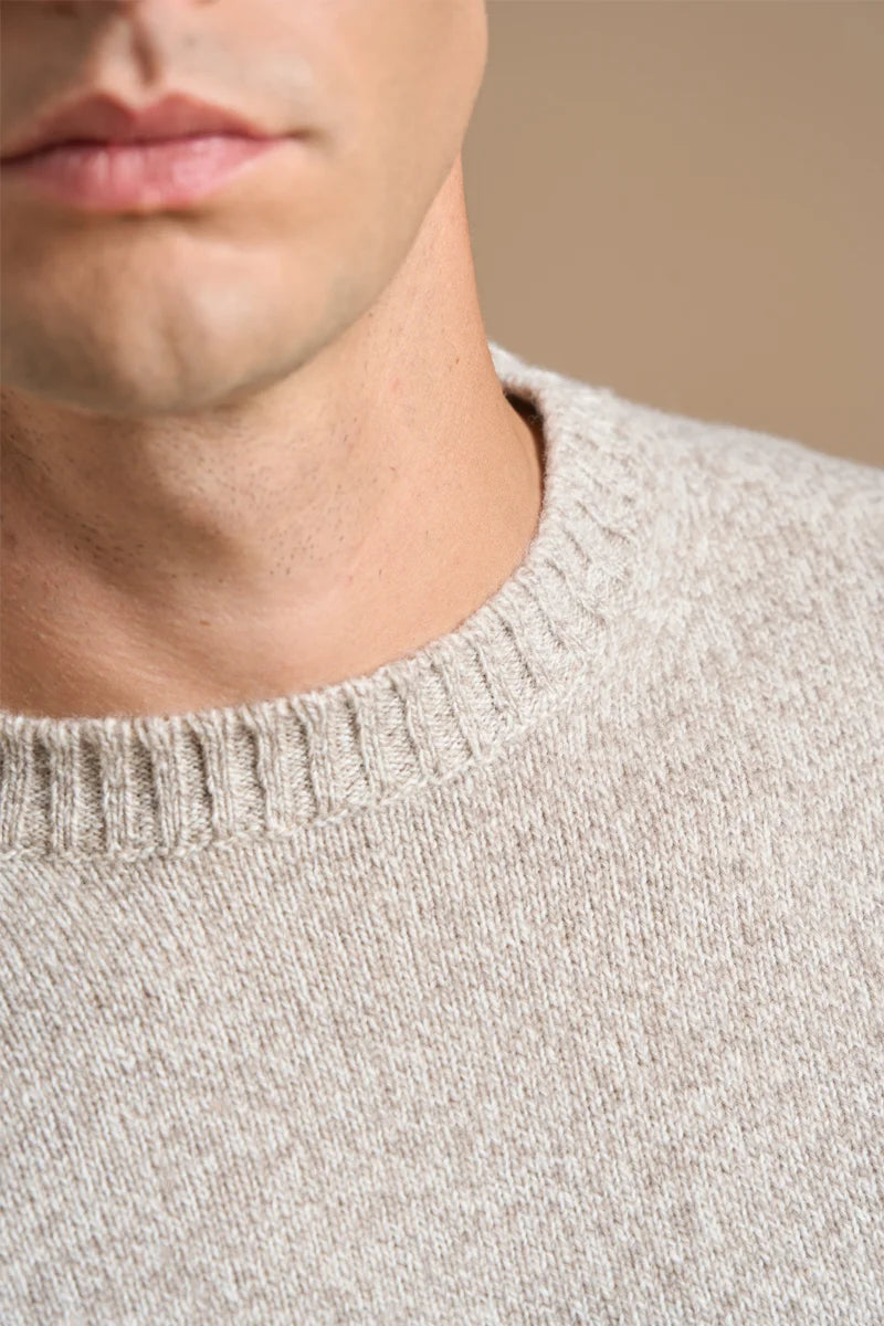 Pull 100% Lambswool mouliné