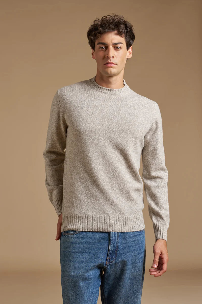 Pull 100% Lambswool mouliné