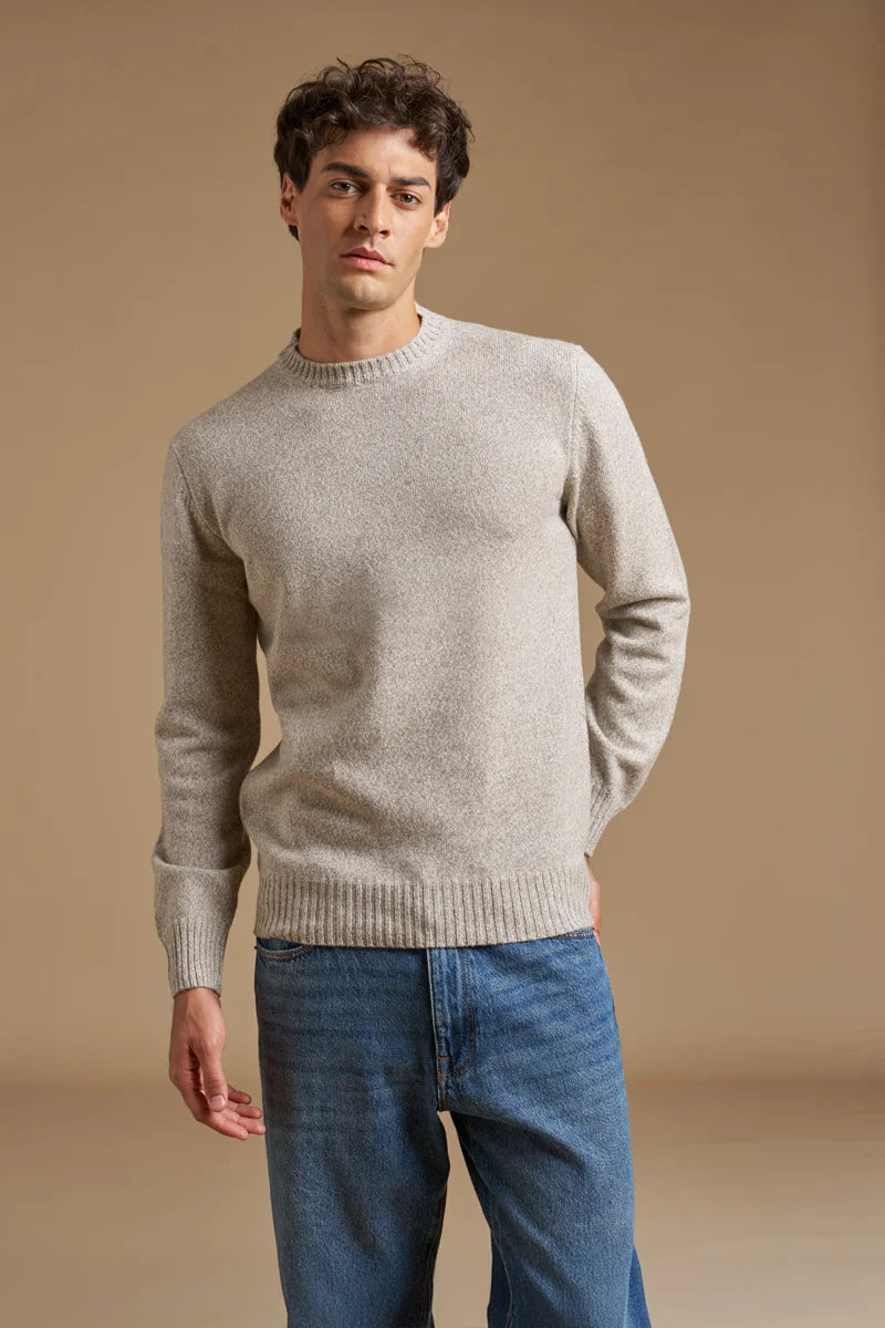 Pull 100% Lambswool mouliné