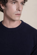 Girocollo punto tuck 100% Merino