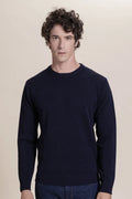 Girocollo punto tuck 100% Merino