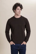 Girocollo punto tuck 100% Merino