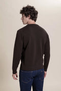 Girocollo punto tuck 100% Merino