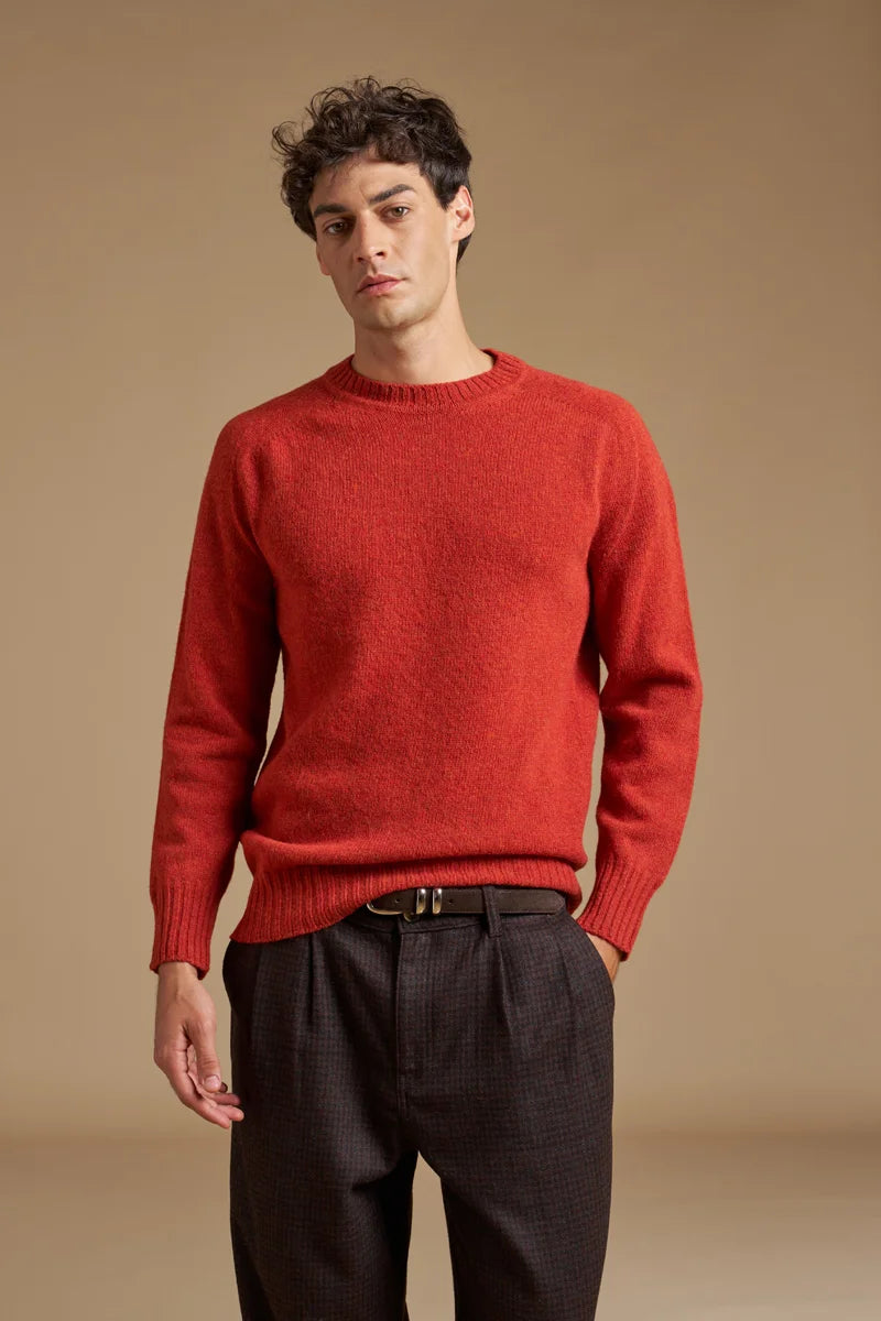 Girocollo 100% Shetland