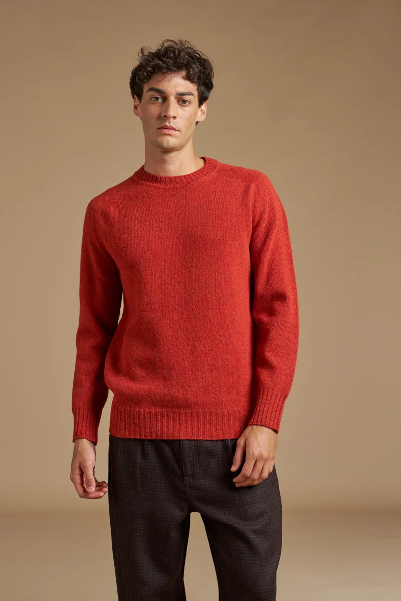 Girocollo 100% Shetland