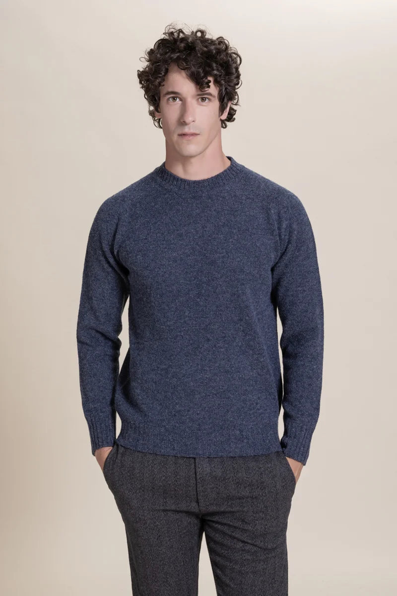 Girocollo 100% Shetland