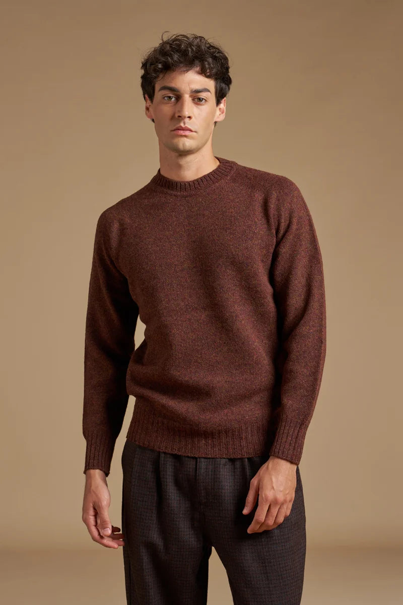 Girocollo 100% Shetland