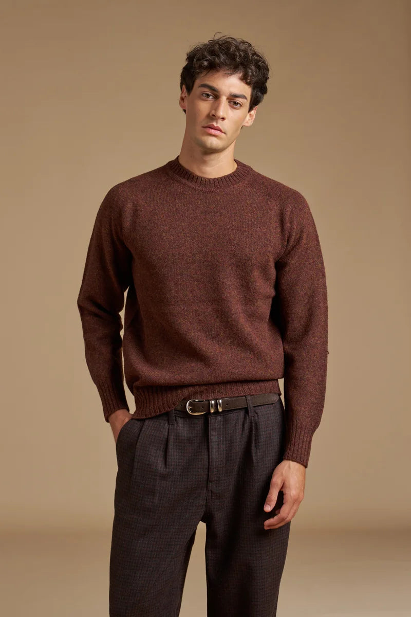 Girocollo 100% Shetland