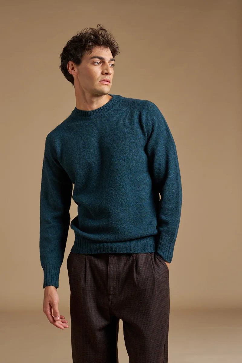 Girocollo 100% Shetland