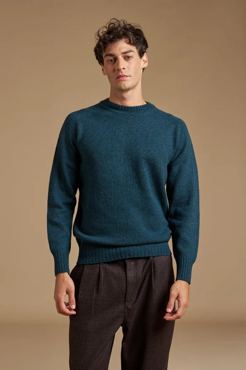 Girocollo 100% Shetland