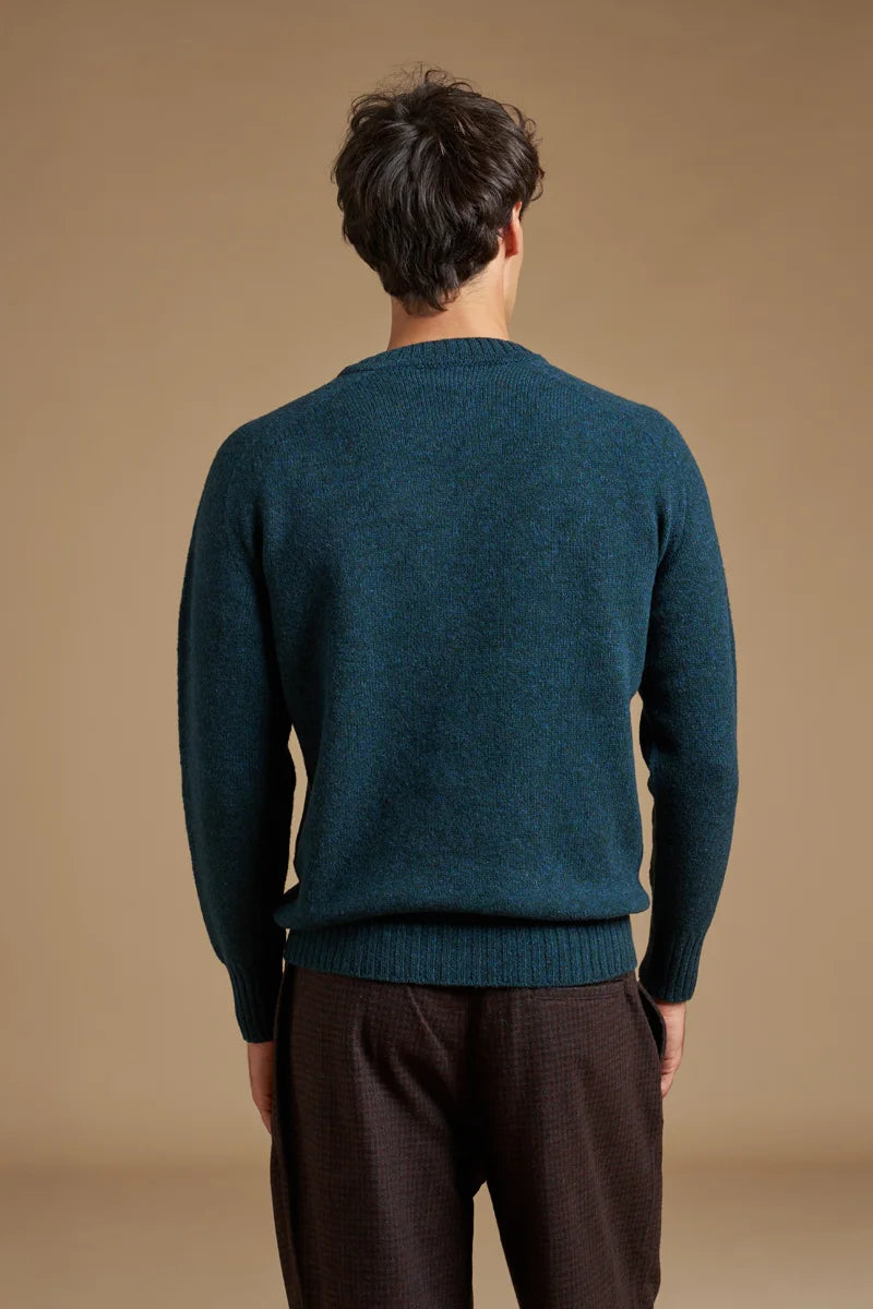 Girocollo 100% Shetland