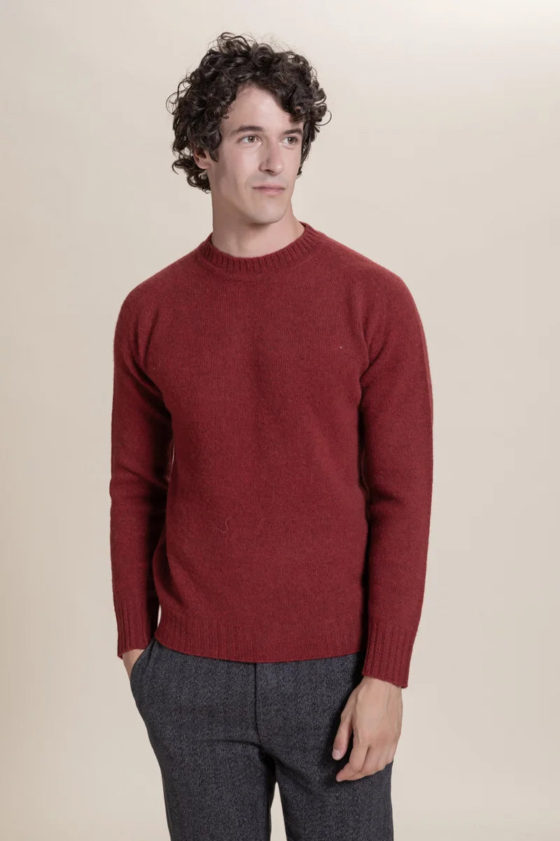 Girocollo 100% Shetland
