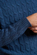 Girocollo trecce 100% Shetland