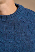 Girocollo trecce 100% Shetland
