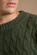 Girocollo trecce 100% Shetland