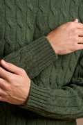 Girocollo trecce 100% Shetland