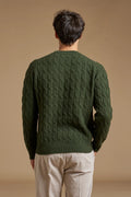 Girocollo trecce 100% Shetland