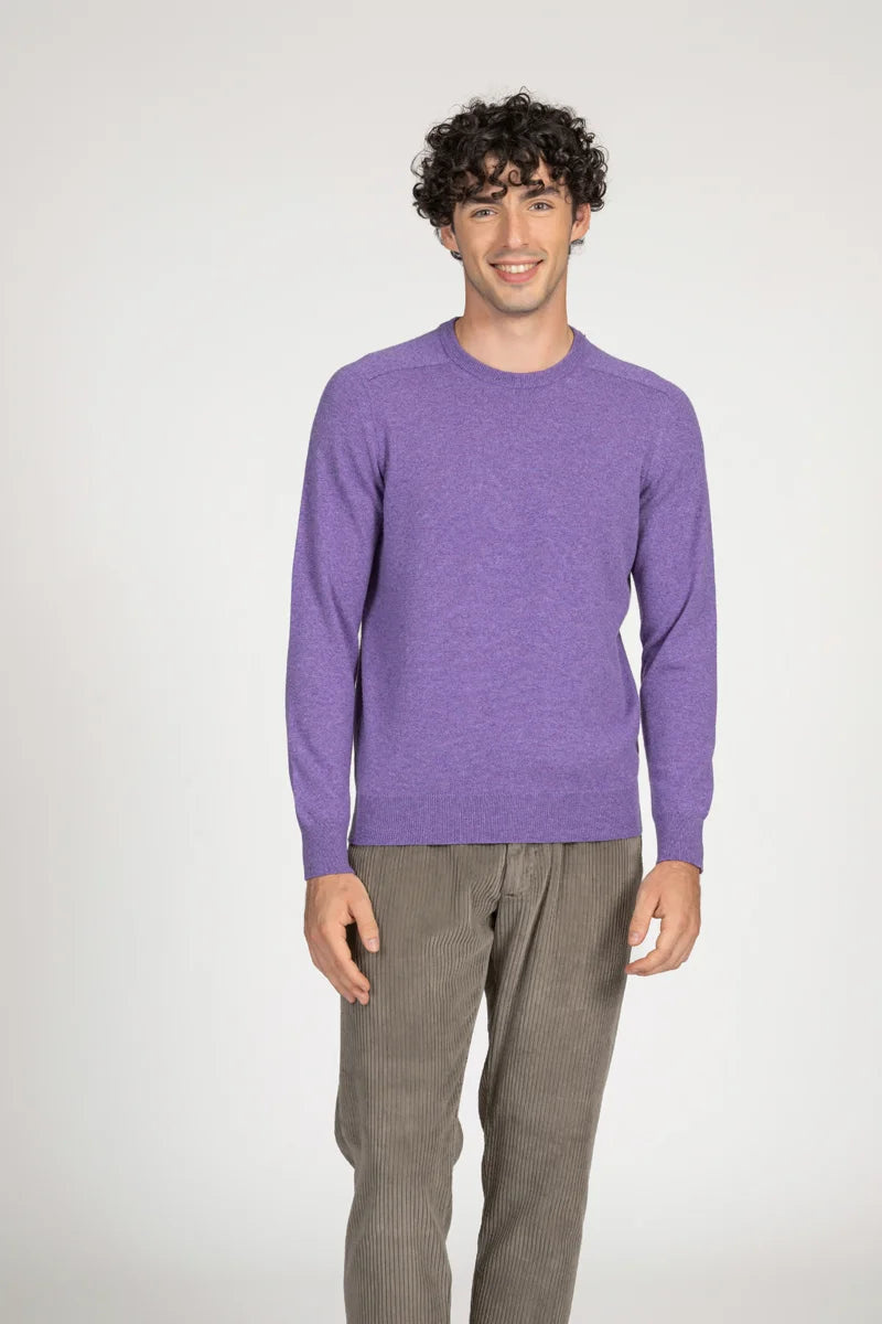 Girocollo Cashmere manica martello