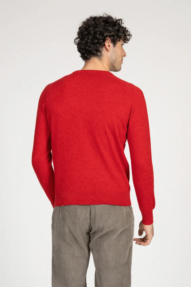 Girocollo Cashmere manica martello