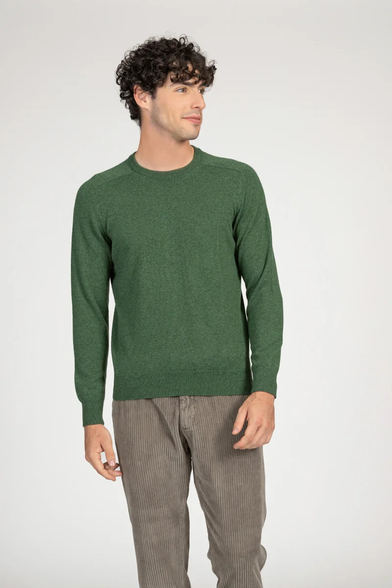 Girocollo Cashmere manica martello