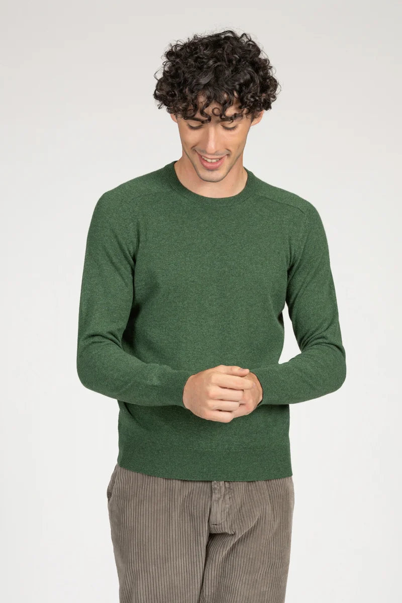 Girocollo Cashmere manica martello