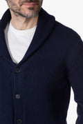 "JFK" cardigan 100% Merino