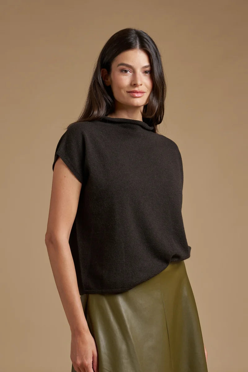 Top kimono cashmere blend