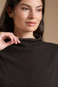 Top kimono cashmere blend