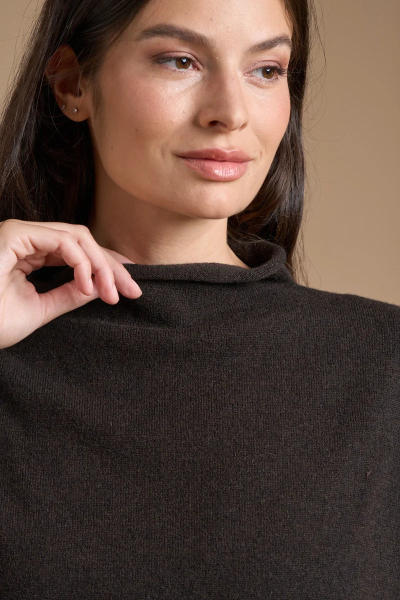 Top kimono cashmere blend