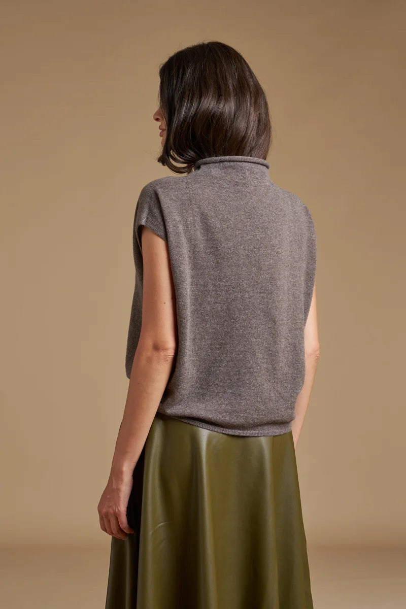 Top kimono cashmere blend