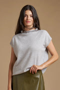 Top kimono cashmere blend