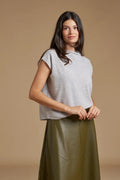 Top kimono cashmere blend