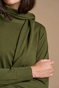 Maglia foulard Lana Merino