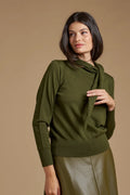 Maglia foulard Lana Merino
