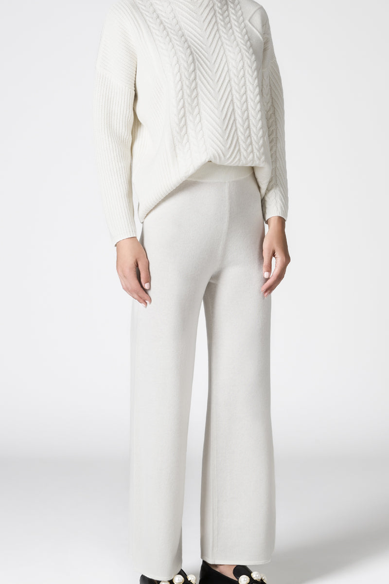 Pantalone palazzo Cashmere blend