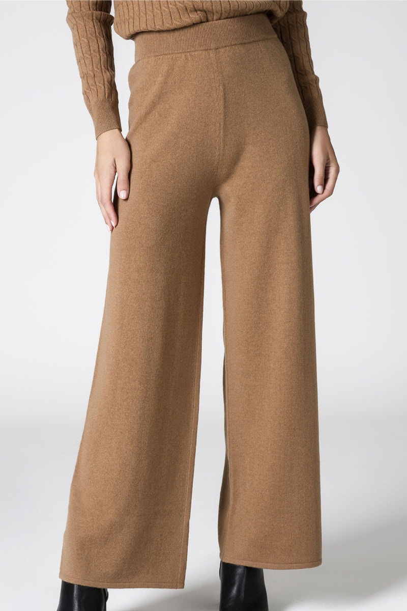 Pantalone palazzo Cashmere blend