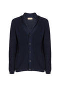 "Paul" cardigan grana di riso 100% Merino
