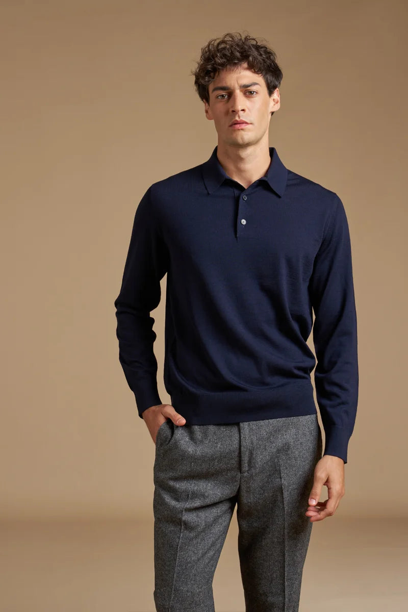 Polo ultrafine Lana Merino