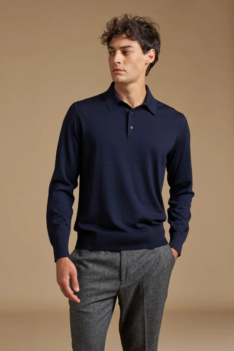 Polo ultrafine Lana Merino