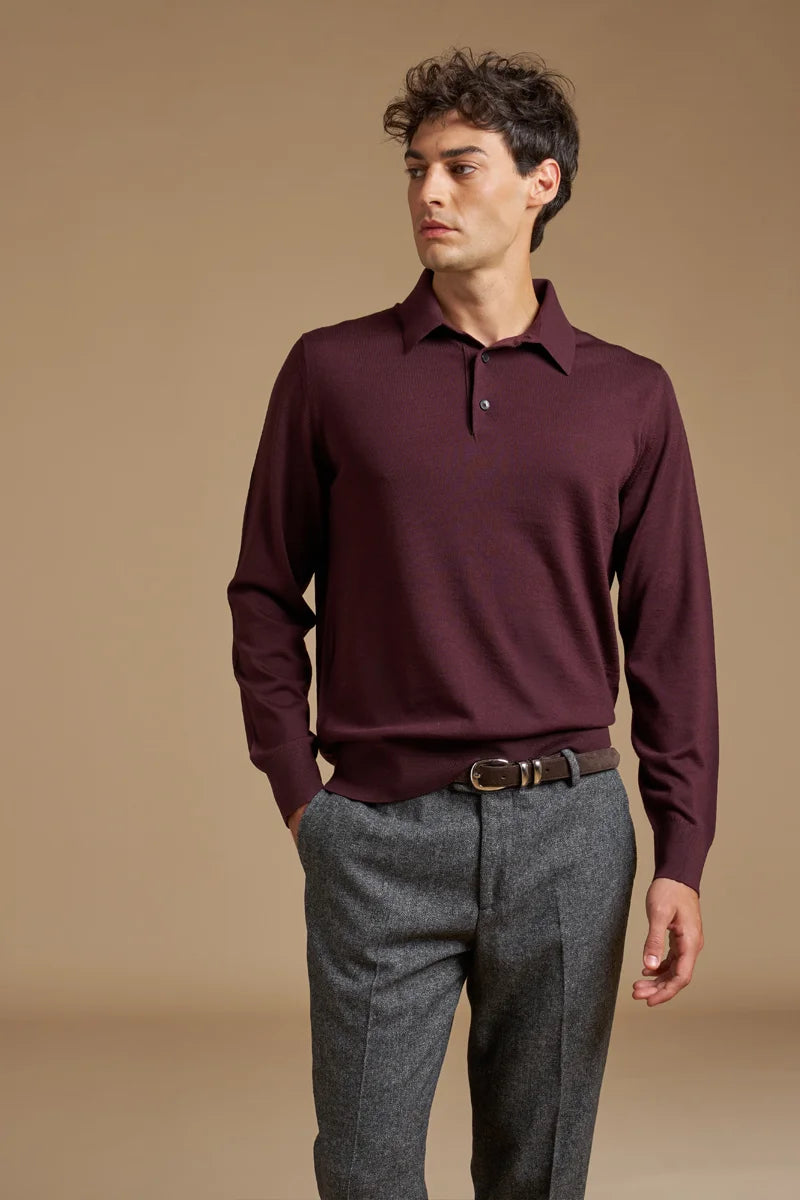 Polo ultrafine Lana Merino