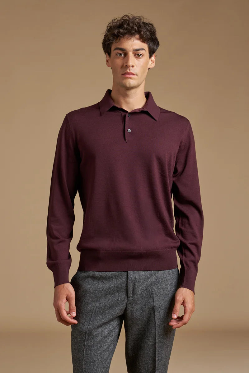 Polo ultrafine Lana Merino