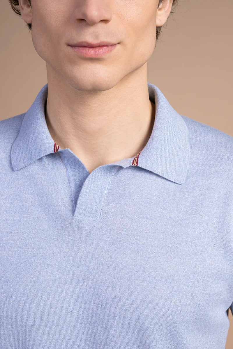 Polo sablé Lino Cotone